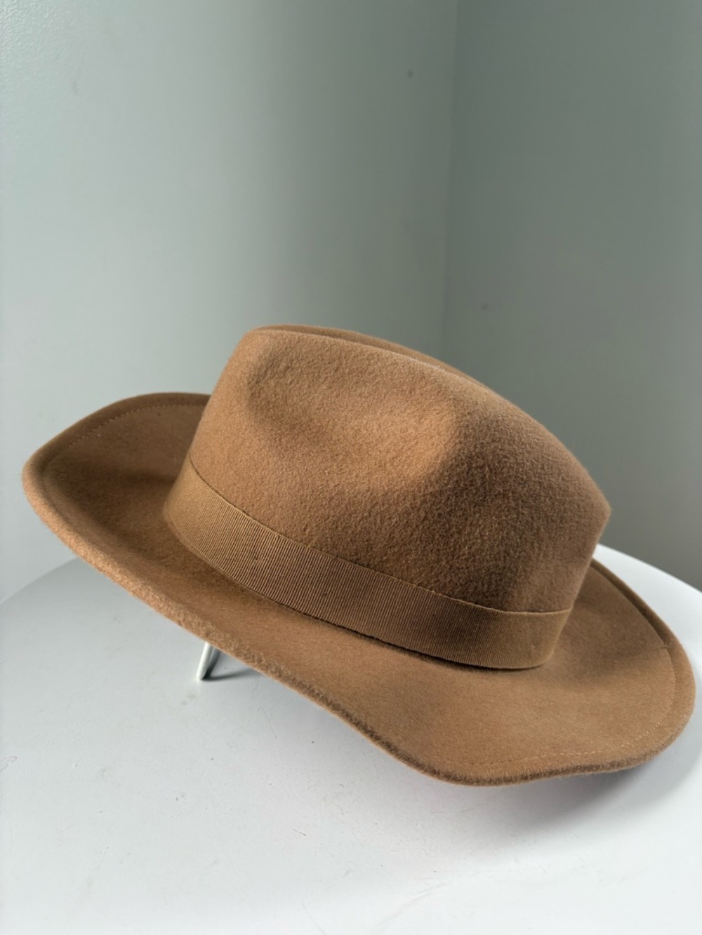 REISS Ashbourne Hat 100% Wool Fedora Hat Size  M/L